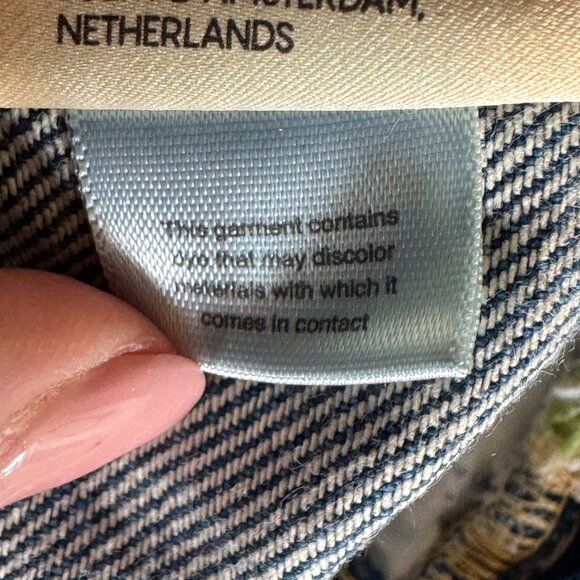 Anthropologie Pilcro The Joey High Rise Distressed Wide Leg denim jeans size 27 - Picture 15 of 15